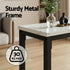 Console Table Entryway Hallway Display Desk Marble Effect White
