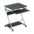 Artiss Computer Desk Keyboard Tray Shelf Black 60CM