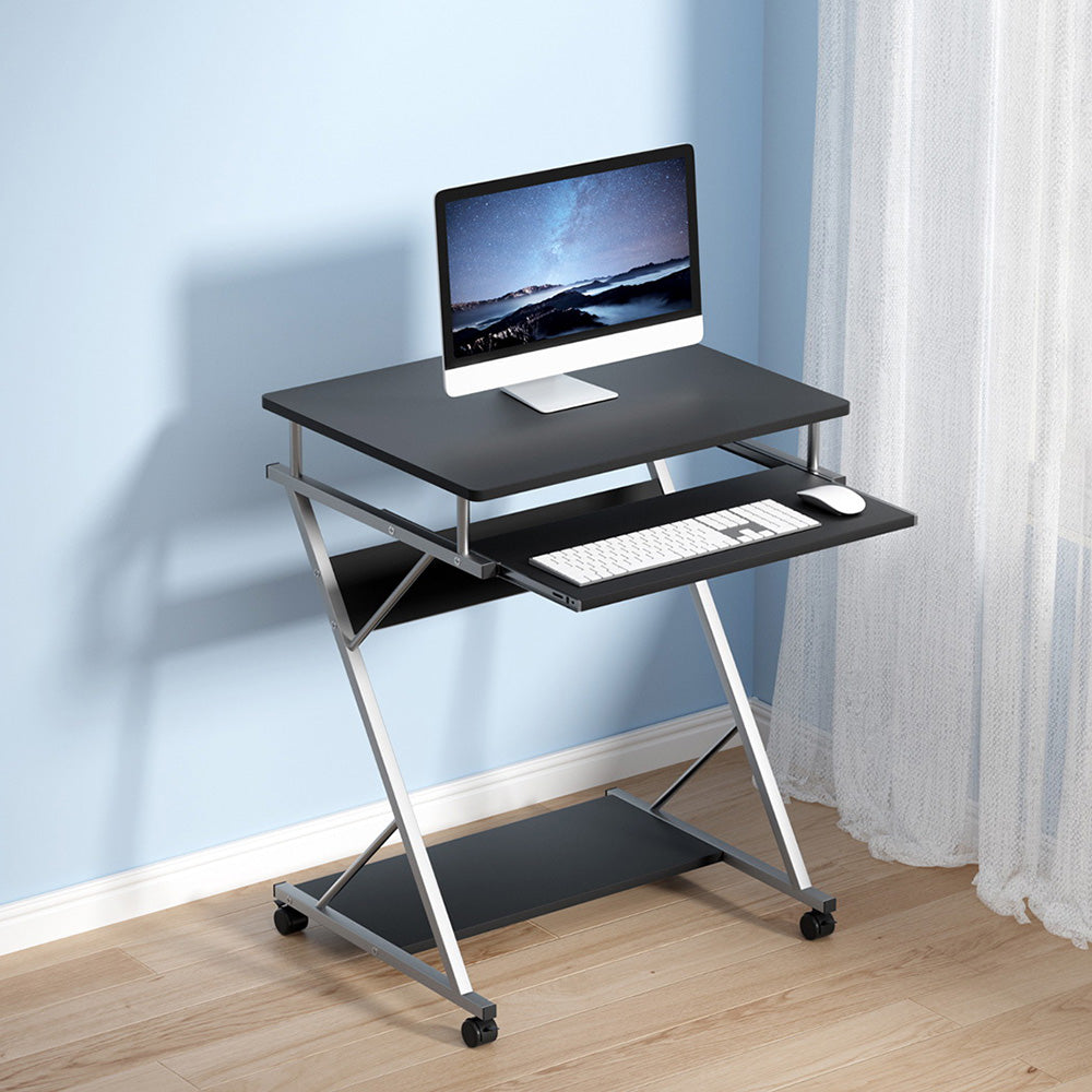 Artiss Computer Desk Keyboard Tray Shelf Black 60CM