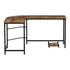 Artiss Computer Desk L-Shape CPU Stand Brown 147CM