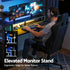 145cm Gaming Computer Desk with RGB LED, Power Station & Storage Drawers Black