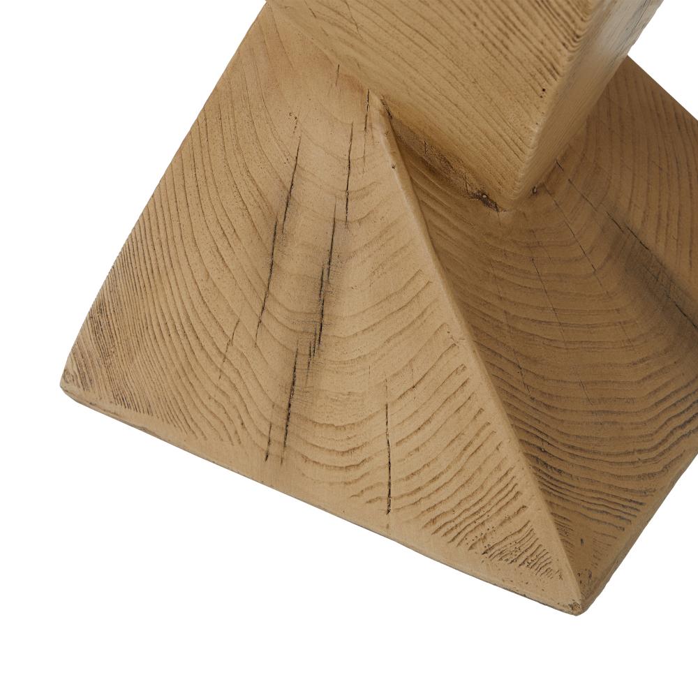 Side Table Terrazzo Concrete Wooden