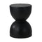 Side Table Concrete Outdoor Indoor Black