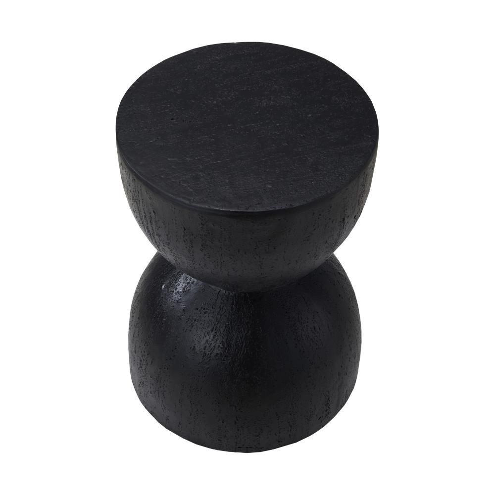 Side Table Concrete Outdoor Indoor Black