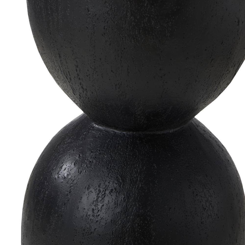 Side Table Concrete Outdoor Indoor Black