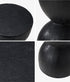Side Table Concrete Outdoor Indoor Black