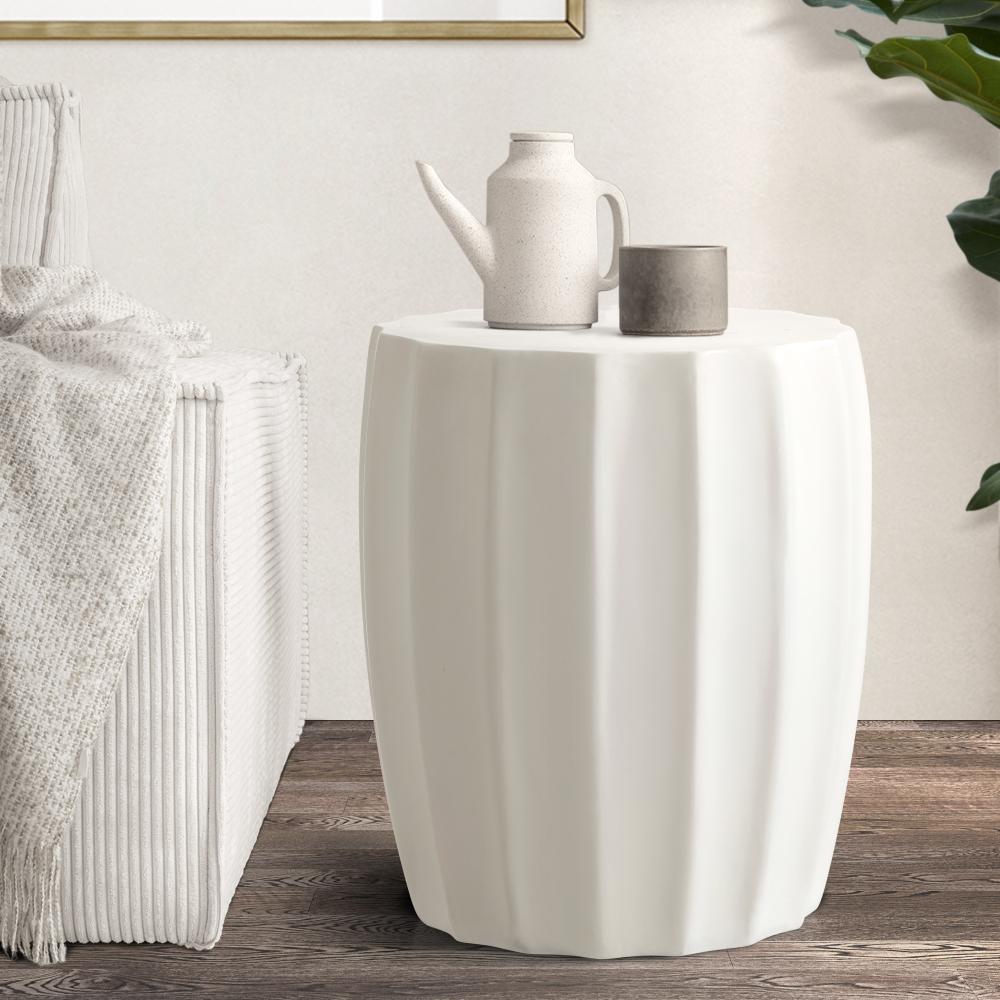 Side Table Terrazzo Concrete Outdoor Stand