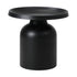 Coffee Table Round Side Table Black