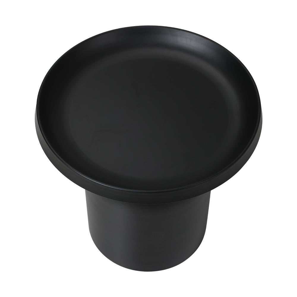 Coffee Table Round Side Table Black