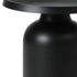 Coffee Table Round Side Table Black