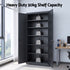Artiss 185cm Metal Filing Cabinet Locker File Storage Cupboard Office Black