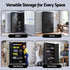 Artiss 185cm Metal Filing Cabinet Locker File Storage Cupboard Office Black