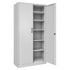 Artiss 185cm Metal Filing Cabinet Locker File Storage Cupboard Office Light grey