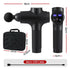 Massage Gun 30 Speed 8 Heads Vibration Muscle Massager Chargeable Black
