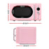 Devanti 20L Microwave Oven 700W Digital 8 Auto Menus Defrost Pink