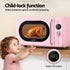 Devanti 20L Microwave Oven 700W Digital 8 Auto Menus Defrost Pink
