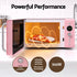 Devanti 20L Microwave Oven 700W Digital 8 Auto Menus Defrost Pink