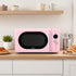 Devanti 20L Microwave Oven 700W Digital 8 Auto Menus Defrost Pink