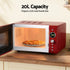 20L Microwave Oven 700W Red