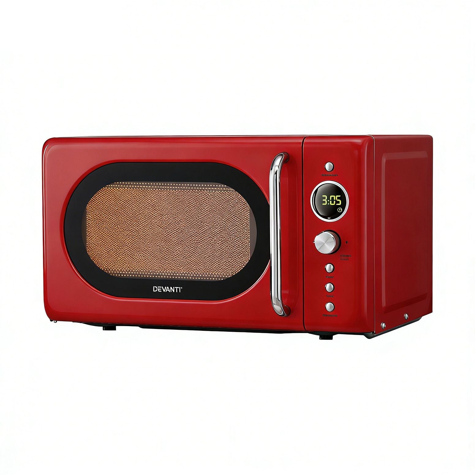 20L Microwave Oven 700W Red