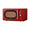 20L 700W Microwave Oven Red Digital Control 8 Auto Cook Menus Kitchen