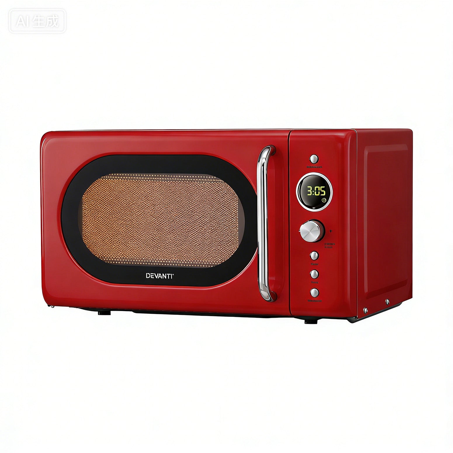 20L Microwave Oven 700W Red