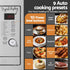 Devanti Built In Microwave Oven 30L Grill Air Fry Convection Silver