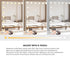 Oikiture Hollywood Makeup Mirror 21 LED Bulbs 100x80cm Vanity Mirrors