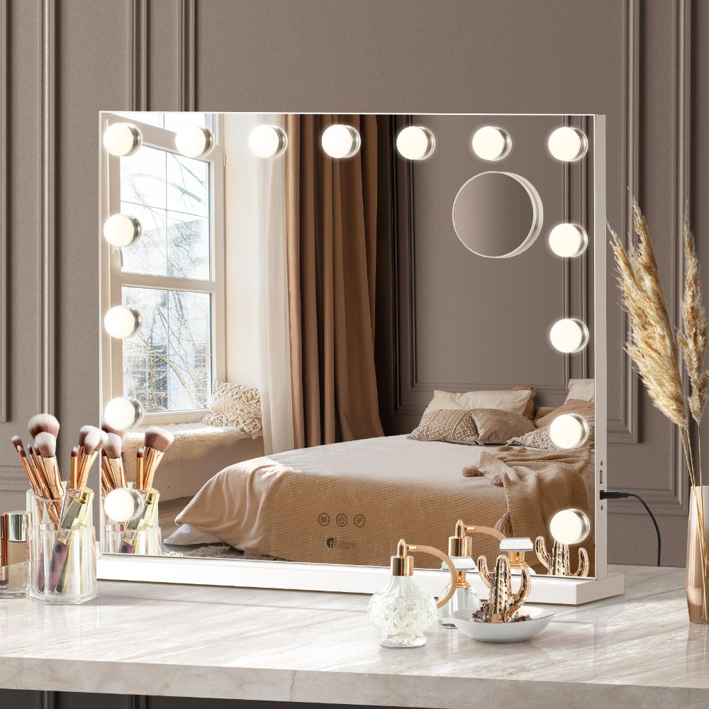Hollywood Makeup Mirrors Magnifying LED 58x46cm