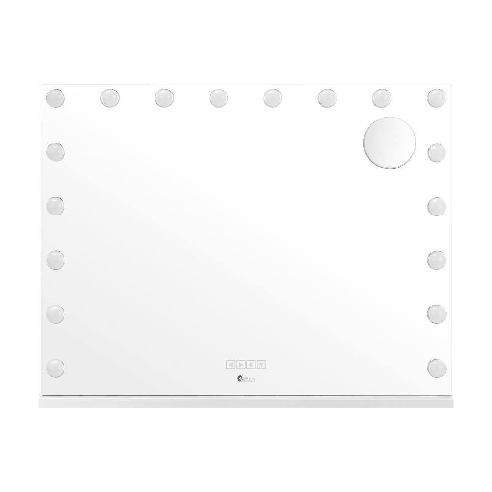 Bluetooth Hollywood Makeup Mirrors with LED 80x58cm