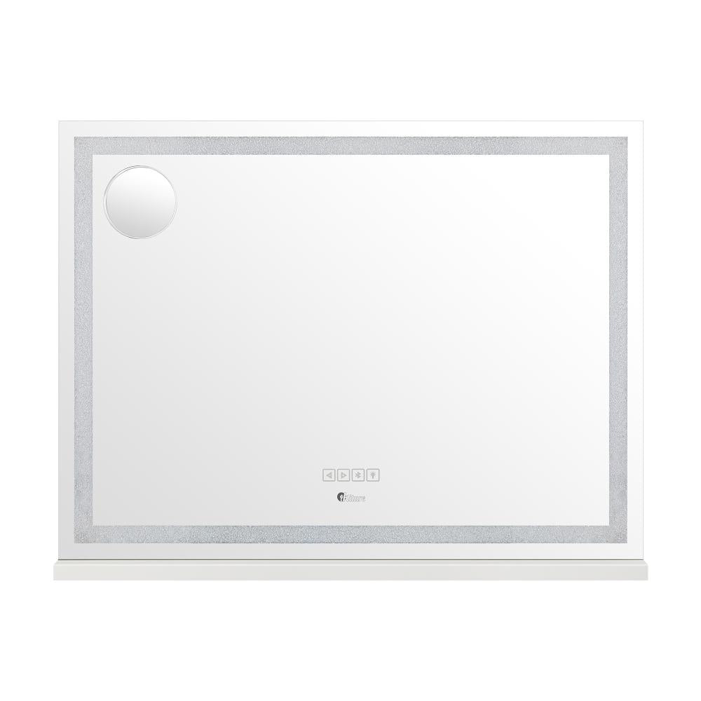 Bluetooth Makeup Mirror Crystal LED 80x62cm