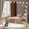 LED Makeup Mirror with Bluetooth Speaker 80x65cm Vanity Mirror 10X Magnifier