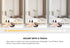 Oikiture Bluetooth Hollywood LED Makeup Mirror 90x60cm Crystal
