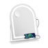 Embellir Makeup Mirror with Lights Hollywood Vanity Mirror 3 Colour LED White 40x50cm