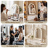 Embellir Makeup Mirror with Lights Hollywood Vanity Mirror 3 Colour LED White 40x50cm