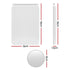 Portable Travel Makeup Mirror Rechargeable Makeup Mirror with Lights 10x Magnifier White