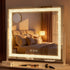 Makeup Mirror 60x50cm 360～ Rotatable Vanity Mirror with Lights Crystal LED