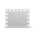 Makeup Mirror 58x45cm Hollywood Vanity with LED Light Tabletop White