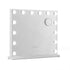 Makeup Mirror 60x52cm Hollywood Vanity with LED Light Tabletop White