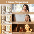 Makeup Mirror 60x52cm Hollywood Vanity with LED Light Tabletop White