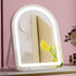 Makeup Mirror 35x45cm Dressing Vanity LED Stripe Light with 5x Magnification Rotation White Arch
