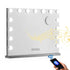 Bluetooth Makeup Mirror 58x46cm Hollywood Vanity with LED Light Wall