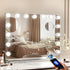Bluetooth Makeup Mirror 58x46cm Hollywood Vanity with LED Light Wall