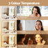 Bluetooth Makeup Mirror 58x46cm Hollywood Vanity with LED Light Crystal