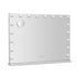 Embellir Makeup Mirror 80x58cm Hollywood Vanity with LED Light Tabletop Wall