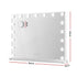 Makeup Mirror 80x58cm Hollywood Vanity with LED Light Tabletop Wall