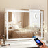 Bluetooth Makeup Mirror 80x58cm Hollywood Vanity with LED Light Crystal