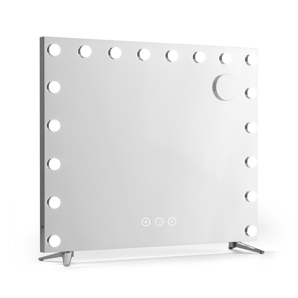 Hollywood Makeup Mirror – 18 LED Bulbs, Touch Control, 65×80cm, 5X Mirror