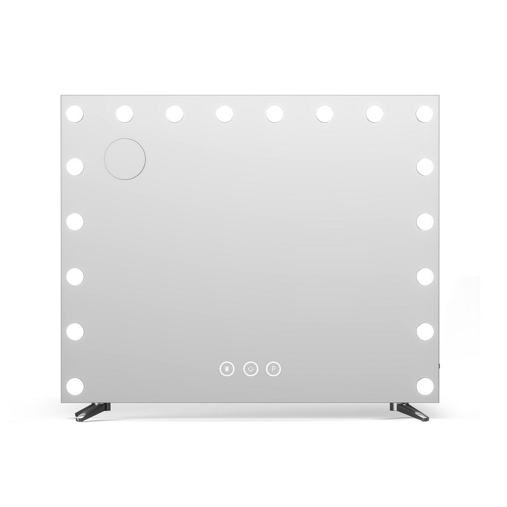 Hollywood Makeup Mirror – 18 LED Bulbs, Touch Control, 65×80cm, 5X Mirror