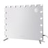 80x65cm Embellir Makeup Mirror Hollywood Vanity with LED Light Silver Legs